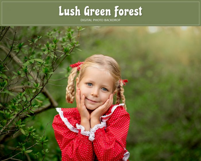 Lush Green Forest Backdrop